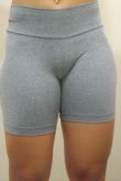 short meia coxa liso